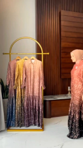 REANNA DRESS BY Nadheera Luxury gamis dress muslim rayon silka premium busui wudhu friendly