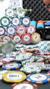 Las Vegas Casino Mahjong Poker Chips / Automatic Mahjong Table Chips