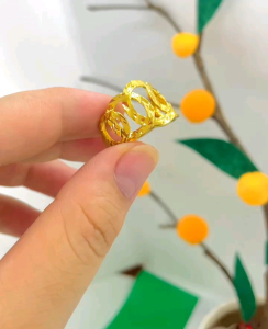 Nhẫn nữ đẹp titan không gỉ mạ vàng 24k đeo hằng ngày không phai Lokalo