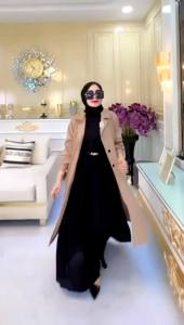 new gamis set long blazer premium
