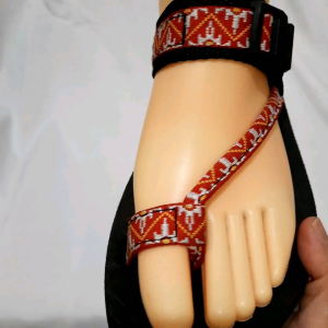 F1 Red for Women One-Finger Style Flat Sandals catfangfootwear