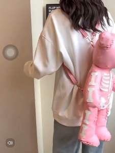 Ba lô gấu da cực ngầu siêu cá tính cho nữ