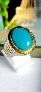 Cincin Batu Bacan Doko Majiko Bluish Green Super