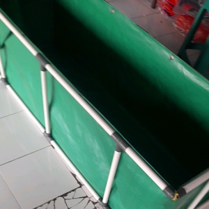 terpal kolam ikan plus rangka ukuran 150x50x50 tipe A5 korea