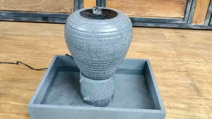 น้ำผุด น้ำล้น แบบตั้งพื้น TT#025 เสริมฮวงจุ้ย ยกชุดพร้อมปั๊มน้ำ