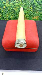 Pipa Tulang Sapi Model Taring Variasi Alpaka A591