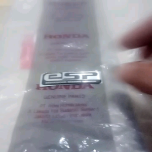 Emblem Logo Tulisan ESP Warna Hitam Original Honda Tanpa Kemasan