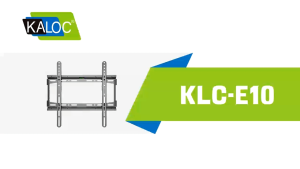 Kaloc E10 32"-65" Low Profile Fixed Wall Mount Tv Bracket Flat/Curved TVs with Max VESA 400X400mm up to 99Lbs Fits 16 Inch Wood Studs Universal Low Profile Wall Mount TV Bracket Space Saving 电视机墙壁支架