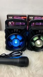 SPEAKER BLUETOOTH NIXNOX MINI XN-131 LED +MIC BUAT KARAOKE