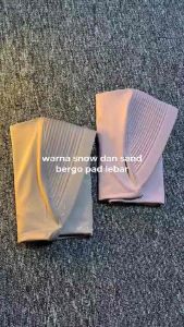 HIJAB BERGO SPORT / HIJAB INSTANT / HIJAB SPOTR PET BESAR DAN TEBAL SIZE S & M / KERUDUNG SEKOLAH