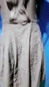 DRESS LENGAN PENDEK GREY(CHATELAINE) 194