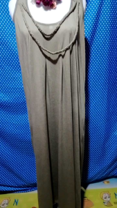 LONGDRESS GAMIS GREY KEPANG 475