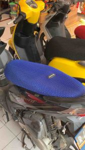 Jaring Jok Motor sarung tutup jok Anti Panas Beat - Vario - Scoopy - Mio Sporty - M3 - Mio soul - Mio J - Xeon rc - Xride - Jupiter mx - Supra - Revo - Blade - Motor Listrik