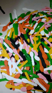 Combo 50 muỗng mini trộn kem( màu sắc tự chọn)