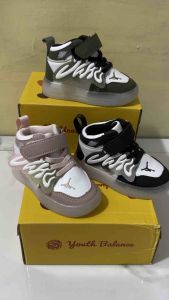 Sepatu sneakers anak cewek cowok LED J2317 3wrn sz 21-30