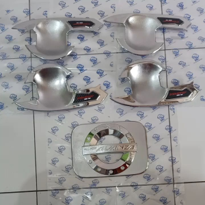 Paket Cover Outer Plus Tutup Bensin All New Avanza Chrome 2012-2021