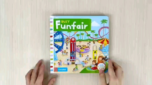 Campbell Busy Funfair Push Pull Slide Board Book