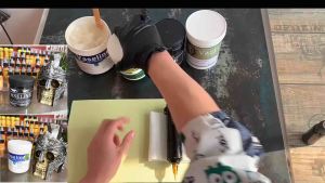 krem  2 trong 1  lau mực xăm và làm dịu hình xăm