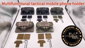 Tri-Claw Multi-Purpose Mobile Phone Holder Folding Navigation Vest Holder Bike Outdoor Cycling