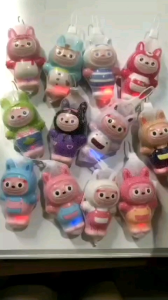 [Grosir] Murah Meriah Mainan Squishy Labubu 12cm pencet murah lucu imut  kenyal dan lembut led lampu Bahan tidak beracun yang telah diuji Cocok untuk anak bermain Squishy membantu melepas stress release
