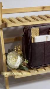Affordable Brown Leatherette Bible Cover | Protective Case with Zipper Handle & Pocket