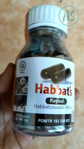 Habbats Murni 200 Kapsul - Habbats Habbatussauda Murni 200 Kapsul - BERKAH AMANAH