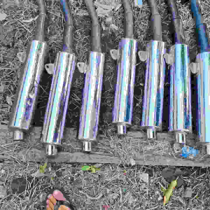 Kenalpot Knalpot Supra X 125 KPH Karbu Betmen Batman / Supra 125 Old Lama Original Motorcycle