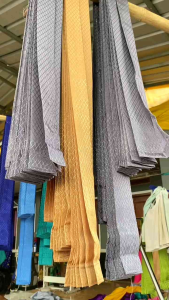 Gorden Jendela Pintu Minimalis plisket / Polyester Polos Promo Murah  panjang 2 meter 1 set kawat s Hordeng pintu 2 Jendela