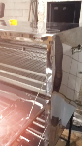 MURAH oven gas stainless ubi Cilembu UK 1209075cm api atas bawah kombinasi kaca depan free packing kayu