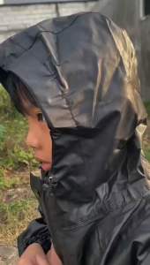 Jas Hujan Anak Cowok Cewek Tebal Kuat Hitam