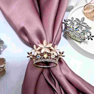 Bros Ring Jilbab Kupcan Simple Elegan Mewah Cincin Hijab Kerudung Segi Empat