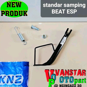 Standar Samping BEAT ESP Scoopy FI Panjang 20cm Warna Hitam Lengkap