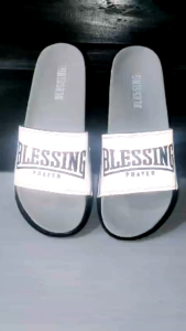 Sandal Slide Abu | Sandal Slop Slip On upper flash Pria Wanita Terbaru Promo Free Kaos Kaki Kasual
