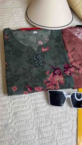 Bộ đồ ống rộng chất lụa cho mẹ trung niên / Set thời trang dự tiệc cho mẹ trung tuổi