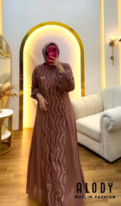 ALODY Baju Dress Wanita Zahra & Nazra Sha