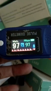 Free Baterai Oximeter LK88 LK 88 layar OLED saturasi oksigen