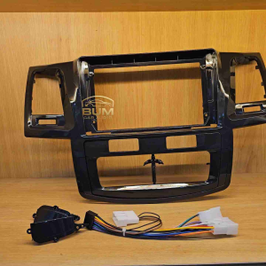 TOYOTA FORTUNER 2007~2009 mặt dưỡng màn hình androi 9inch kèm giắc cắm zin cho dòng xe TOYOTA FORTUNER 2007~2009