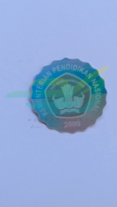 Tahun lama Stiker hologram tut Wuri Handayani