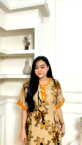 Daster Kekinian Terbaru Motif Bunga Anggrek – Nyaman & Cantik untuk Sehari-hari