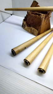 Padutan Once Pipa Kayu Kemuning Gading 20cm A277