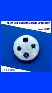Ruler Plat Koin Dudukan Corong Mesin Jahit JUKI / 57T1-008 M.J.M-22097