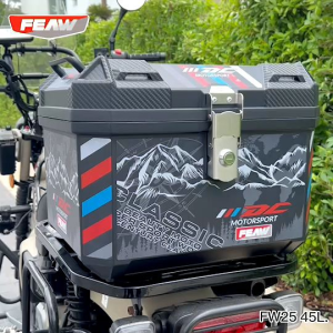 ใหม่สุด กล่องท้ายมอไซ 45 ลิตร 2024 FW25 45L FEAW กล่องท้ายทรงเหลี่ยม ทรงปี๊ป พลาสติก สวย ถูก ดี มีรับประกัน กล่องหลัง กล่องเฟี้ยว แถมฟรี 4 รายการ