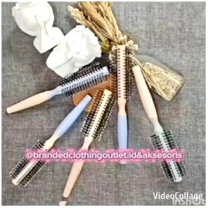 SISIR BLOW RAMBUT IMPORT / SISIR ROLL ANTI KUSUT / SISIR BULAT KERITING / SISIR GULUNG RAMBUT / ROUND COMB / SB373842
