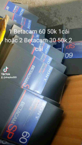 1 Băng Betacam 60 hoặc 2 Băng Betacam 30