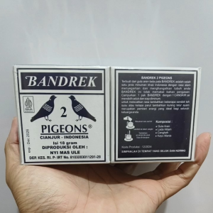 Bandrek Cap 2 Pigeon 18 gram khas Cianjur isi 10 bungkus