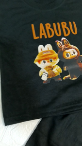 SETELAN BAJU ANAK VIRAL LABUBU LUCU UNTUK USIA 1-10 TAHUN