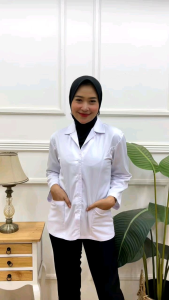 Baju Dinas Kerja Putih Wanita  Baju Putih PNS/ASN  Baju Putih PDH PPL Wanita Seragam