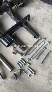 DIY ดัดแปลงสามล้อรถจักรยานยนต์ เพลาล้อช่วงล่างด้านหลังเพลาพร้อมเบรคประกอบล้อ 8นิ้ว/ 10นิ้ว ดัดแปลงสามล้อ 4ล้อatv ดรั้มเบรคหลังพร้อมเพลากับล้อ (ราคากับสินค้าตามภาพ)