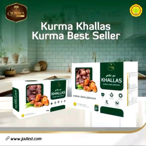 Kurma Khalas Qoswa 500gr Kurma Premium Arabian Dates Platinum