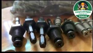 Đầu chuyển vít 1/4 lục giác sang kẹp mũi khoan 10mm và 13mm